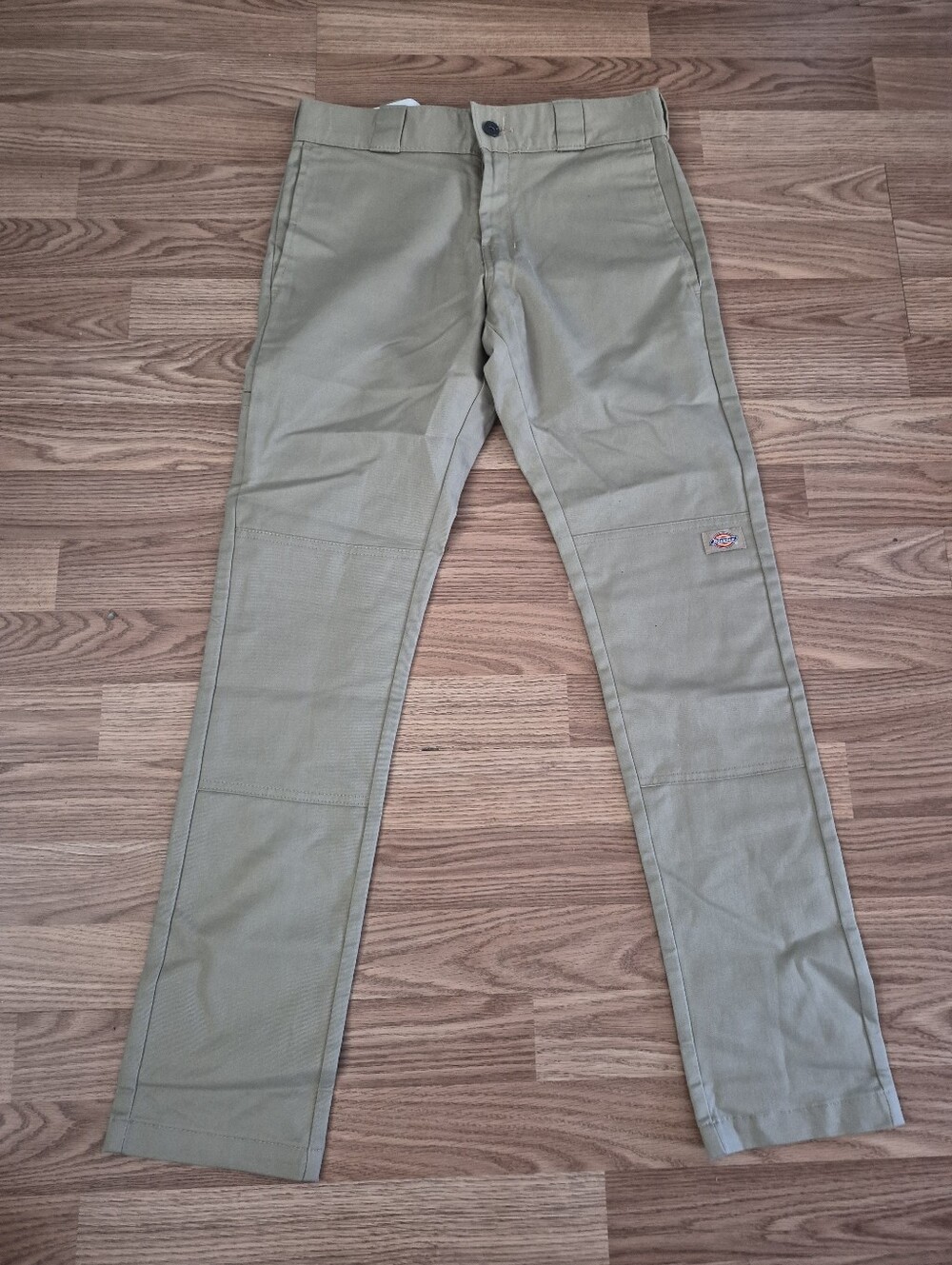 Dickies Men's Khaki Skinny Straight Pants